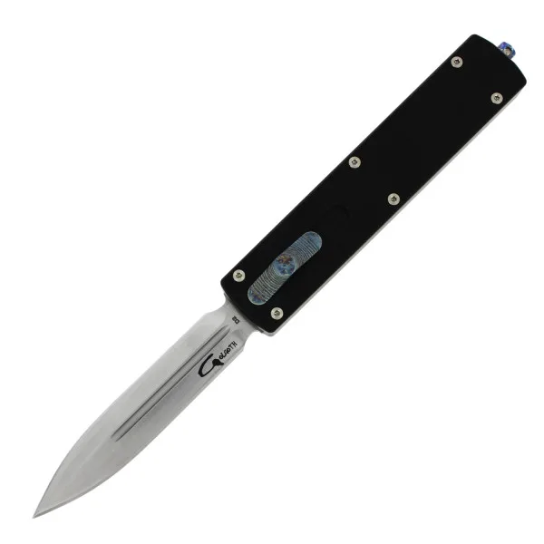 GOLGOTH - G12DT+ - Couteau OTF aluminium aéronautique anodisé