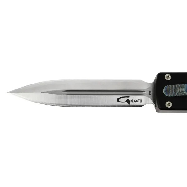 GOLGOTH - G12DT+ - Couteau OTF aluminium aéronautique anodisé - 5