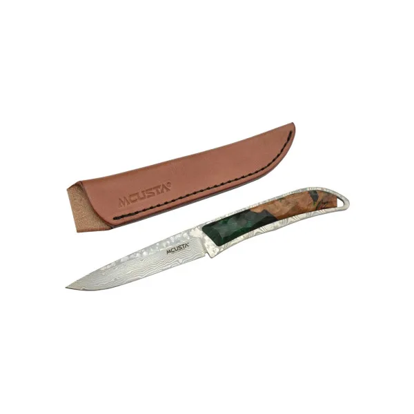 MCUSTA - MC006CO-1 - Couteau fixe lame Damas