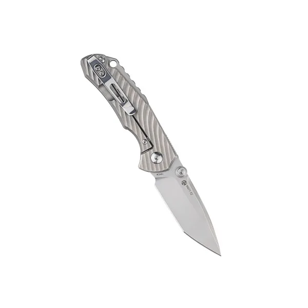 RUIKE - M671TZ - Couteau lame acier 154CM manche titane TC4 - 2