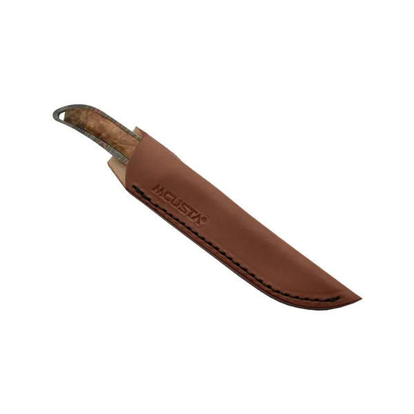 MCUSTA - MC006DP - Couteau fixe Lame Mokumé VG10 San Mai - Collaboration Maxknives - 3