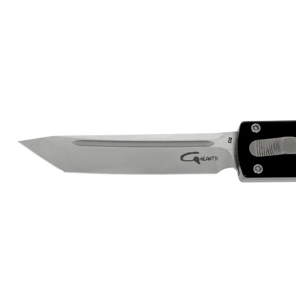 GOLGOTH - G12T - Couteau automatique lame tanto acier D2 manche aluminium - 5