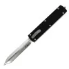 GOLGOTH - G12G - Couteau automatique lame glaive double tranchant acier D2 manche aluminium