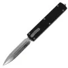GOLGOTH - G12DT - Couteau automatique lame double tranchant acier D2 manche aluminium