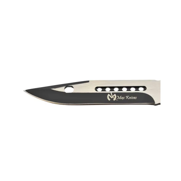 MAXKNIVES - P49 - Couteau papillon lame acier 3CR13 manche aluminium anodisé noir - 4