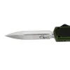 GOLGOTH - G11B2 - Vert OTF lame double tranchant acier D2 manche aluminium vert et fibre de carbone - 5