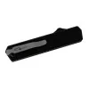 GOLGOTH - G11B1 - Noir OTF lame double tranchant acier D2 manche aluminium noir et fibre de carbone - 2