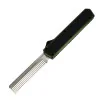 GOLGOTH - G11A2 - Vert OTF peigne acier D2 manche aluminium vert et fibre de carbone