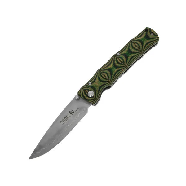 MCUSTA - MC203G - Lame acier SPG2 Manche Pakka Wood