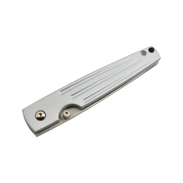 SHARP DELUXE - 1284SH - Couteau pliant lame acier avec serrations manche aluminium - 2