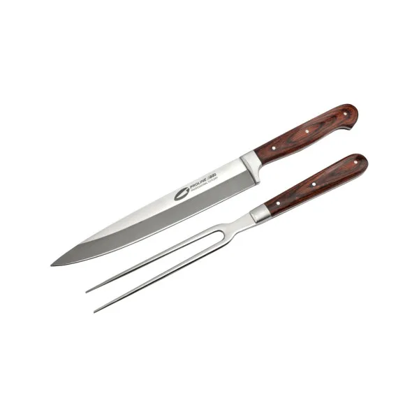 PROLINE - YD-2169 - Set de découpe - Couteau de cuisine 320mm et broche - 2