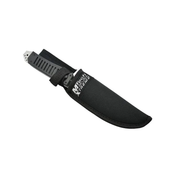 MTECH - WH-702 - Couteau fixe avec LED rouge lame acier 440C - 3