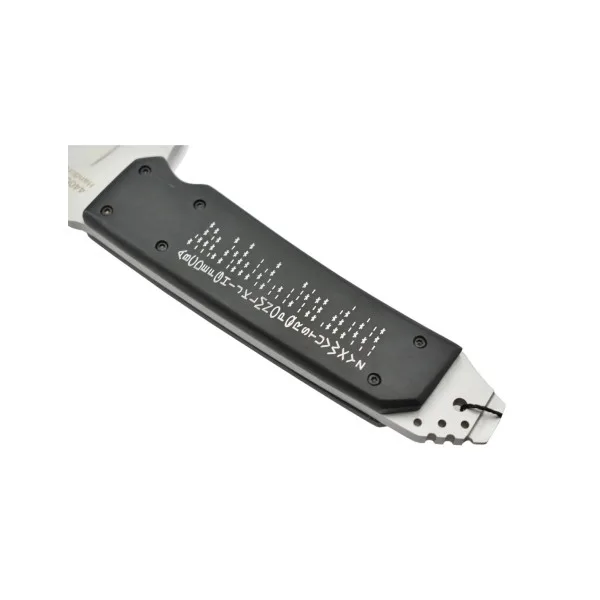 MTECH - WH-702 - Couteau fixe avec LED rouge lame acier 440C - 4