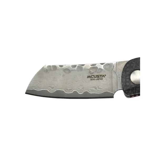 MCUSTA - MC211D - Damas Micarta noir et rouge