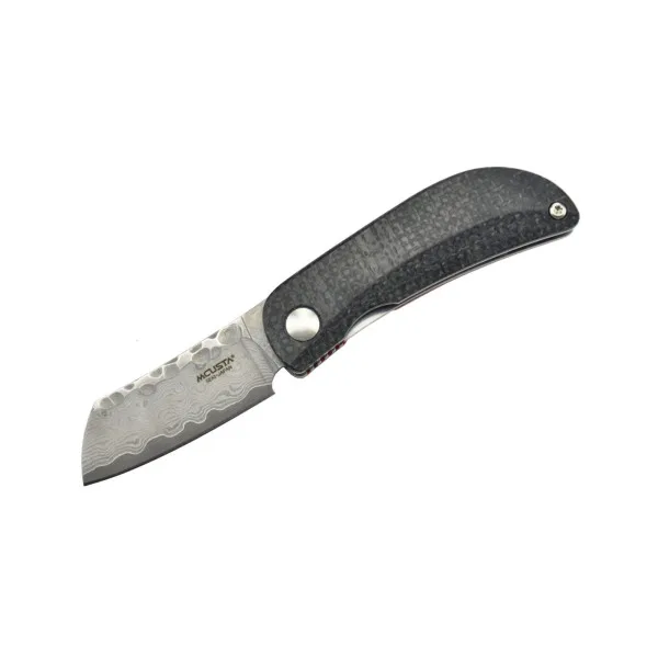 MCUSTA - MC211D - Damas Micarta noir et rouge - 6