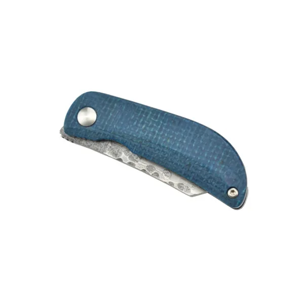 MCUSTA - MC212D - Damas Micarta bleu et noir - 3