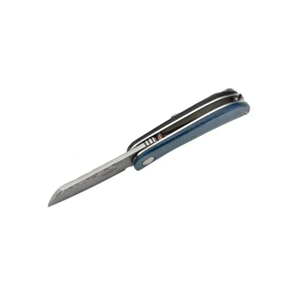 MCUSTA - MC212D - Damas Micarta bleu et noir - 5