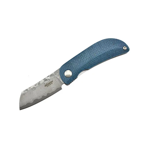 MCUSTA - MC212D - Damas Micarta bleu et noir - 6