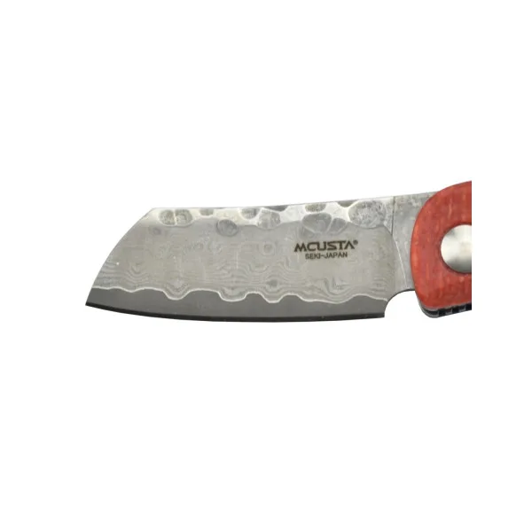 MCUSTA - MC213D - Damas Micarta rouge et bleu