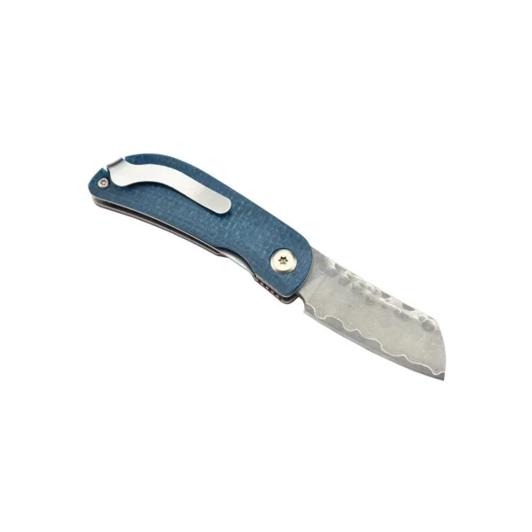 MCUSTA - MC213D - Damas Micarta rouge et bleu - 4