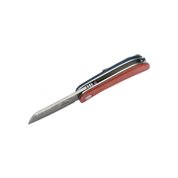 MCUSTA - MC213D - Damas Micarta rouge et bleu - 5