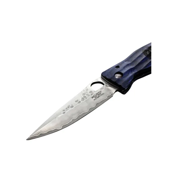 MCUSTA - MC186G V2.0 - Manche Pakka wood bleu et lame SPG2 - 2