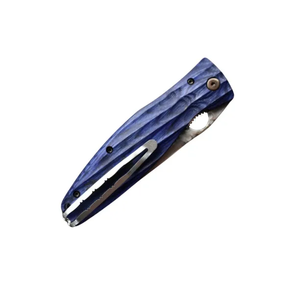 MCUSTA - MC186G V2.0 - Manche Pakka wood bleu et lame SPG2 - 6