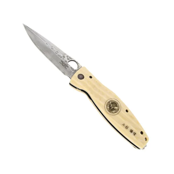 MCUSTA - MC185G - Gunshin SPG2 Micarta blanc - 2