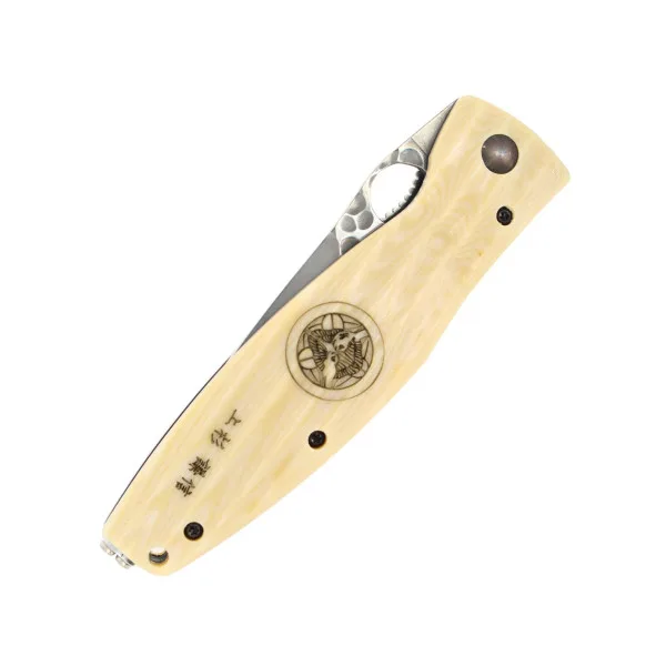 MCUSTA - MC185G - Gunshin SPG2 Micarta blanc - 3