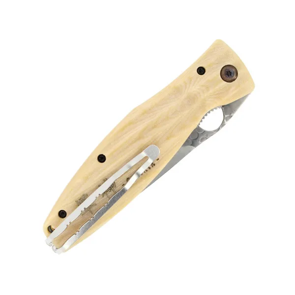MCUSTA - MC185G - Gunshin SPG2 Micarta blanc - 4