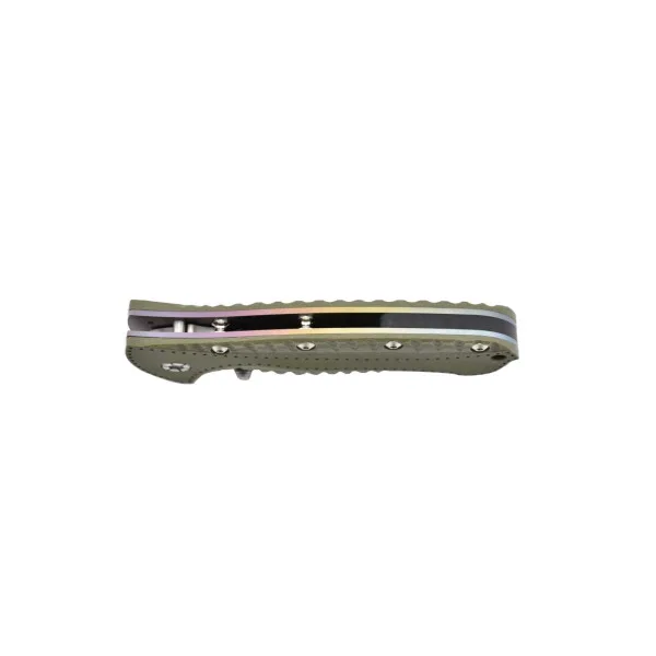 KIZER - Ki4416A2 - Couteau pliant Justin Gingrich GTi, intercalaires arc-en-ciel - 3