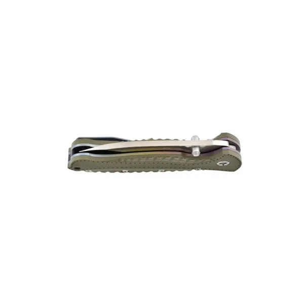 KIZER - Ki4416A2 - Couteau pliant Justin Gingrich GTi, intercalaires arc-en-ciel - 4