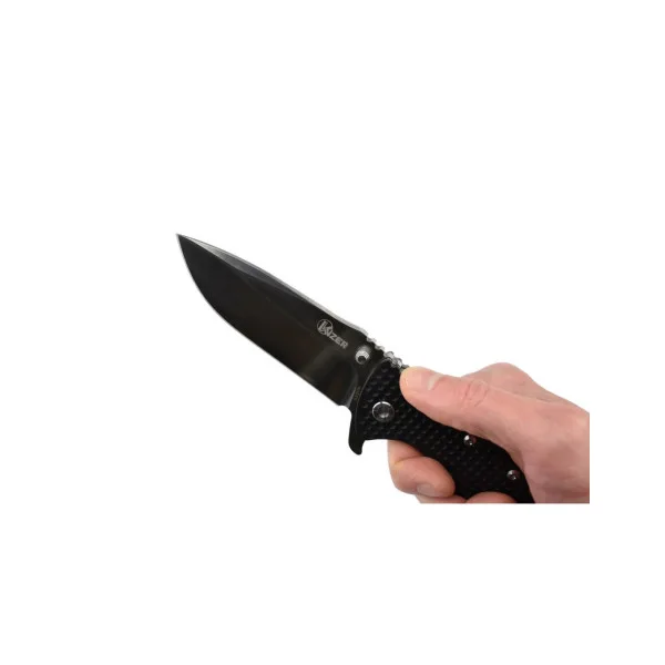 KIZER - Ki5404A2 - Magnum Couteau pliant G10 Noir et acier S35VN - 2