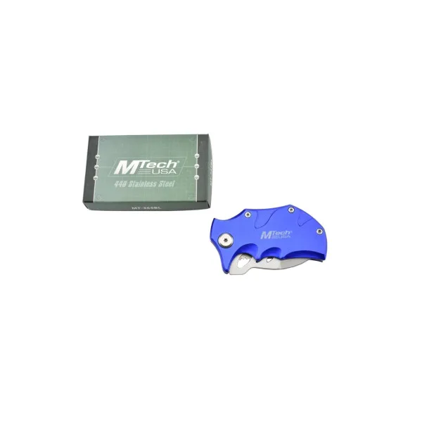 MTECH - MT365BL - Couteau de poche Bleu en acier 440 - 2