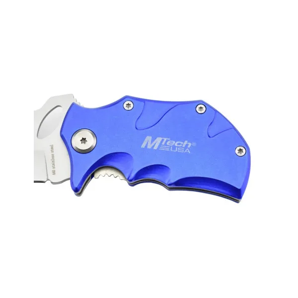 MTECH - MT365BL - Couteau de poche Bleu en acier 440 - 6