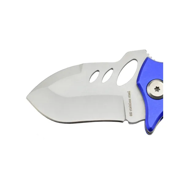 MTECH - MT365BL - Couteau de poche Bleu en acier 440 - 10