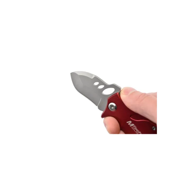 MTECH - MT365RD - Couteau de poche Rouge en acier 440