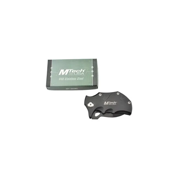 MTECH - MT365BK - Couteau de poche Noir en acier 440 - 2
