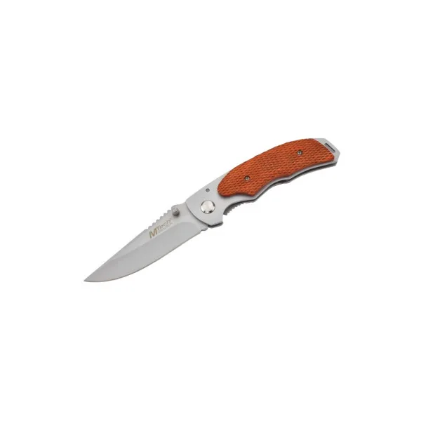 MTECH - MT216 - Couteau pliant lame acier 440 et manche bois texturé - 7