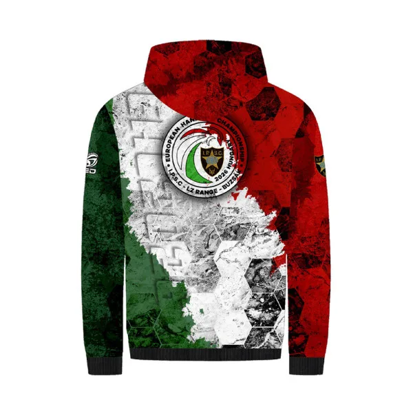 Sweat Compétition DED EHC2026 IPSC European Handgun Championship - Homme Taille L | DED CUSTOM