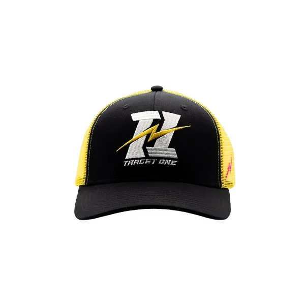 ?ARGET ONE Competition Cap Black/Yellow | Polyester Range Cap