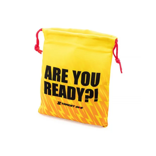 TARGET ONE Fabric Ammo Bag | Yellow Drawstring Gear Bag