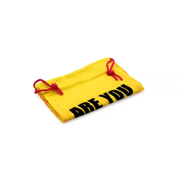 TARGET ONE Fabric Ammo Bag | Yellow Drawstring Gear Bag