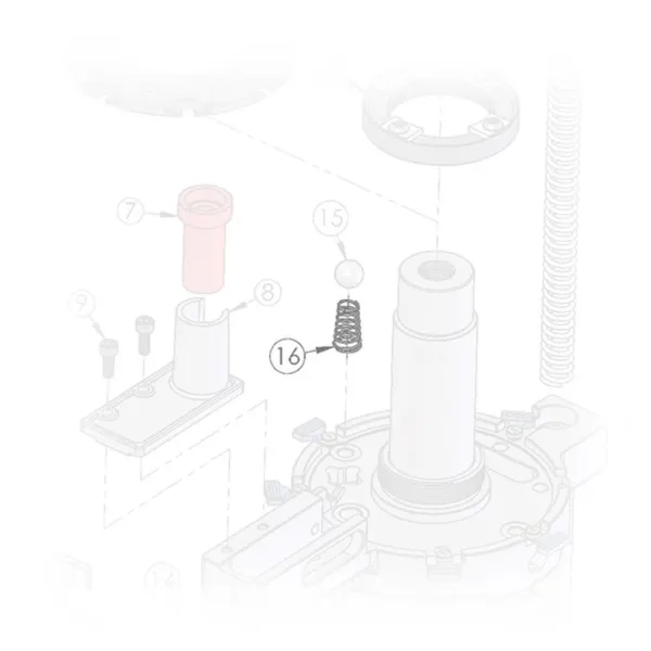 Dillon 13525 Index Ball Ressort pour RL1100 / Super 1050