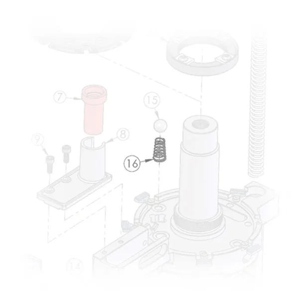 Dillon 13525 Index Ball Ressort pour RL1100 / Super 1050