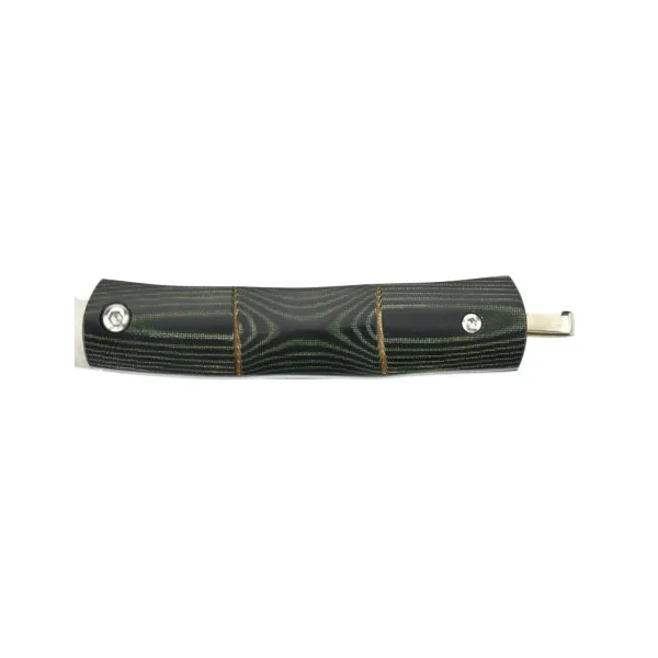 MCUSTA - MC154 - Bamboo Money Clip - Manche Micarta vert