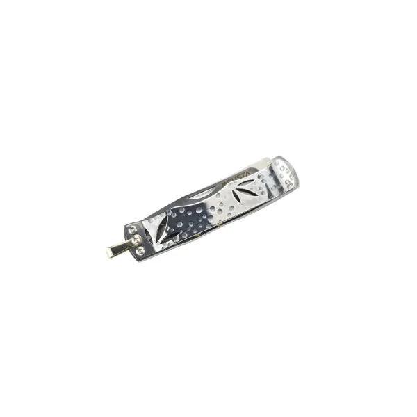 MCUSTA - MC154 - Bamboo Money Clip - Manche Micarta vert - 3