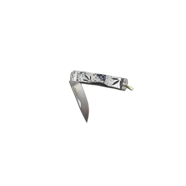 MCUSTA - MC154 - Bamboo Money Clip - Manche Micarta vert - 4