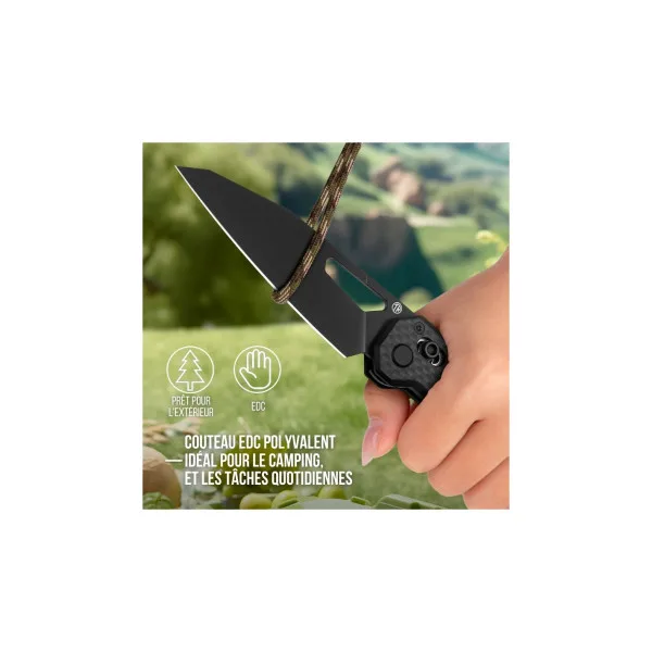 TACRAY - TARCUS BLACK - Couteau pliant - 7