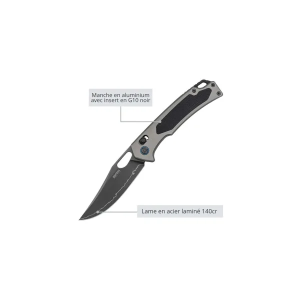 SRM - 9203-AK2 - Couteau de chasse pliant - 2